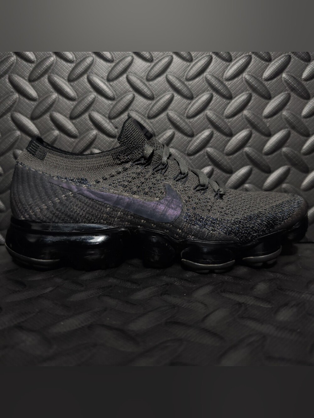 Nike Air VaporMax Flyknit Midnight Fog 849557-009 women's size 6.5